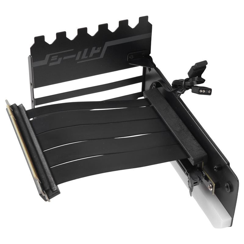 Pcie 4.0 X16 Riser Cable 90 Degree - Efficient Vertical GPU Mounting Bracket With