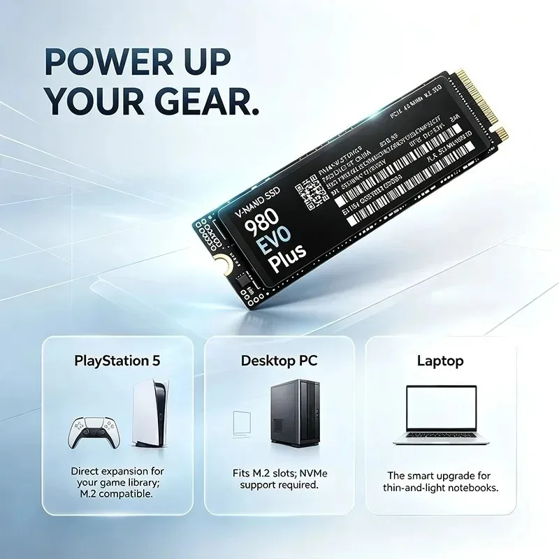 980 EVO Plus M.2 2280 NVMe PCI - M.2 Nvme 4Tb Pcie 4.0 Ssd recension och pris